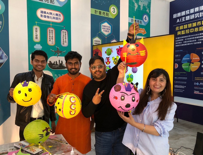 Celebrating Lantern Festival at Chung Cheng University's Taiwan-India AI Center: Igniting New Sparks of International Exchange
