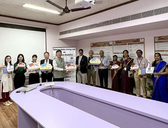 Building international network on smart healthcare, Chung Cheng University Taiwan-India Living Lab on Big Data Analytics unveiled in India