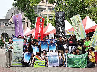 把公民團體搬進校園　中正大學學生會舉辦公民參與市集