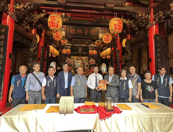 學術結合信仰　中正大學與新港奉天宮共拓媽祖文化研究新局