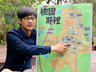 努力奔走為家鄉　中正大學學生藍博瀚記錄古蹟故事