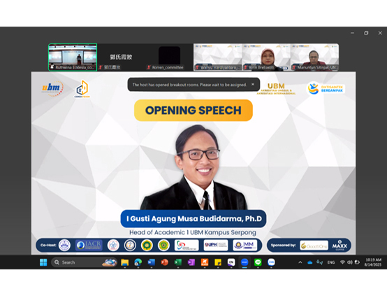 CCU and Universitas Bunda Mulia Successfully Co-Hosted CONDIVISION 2025