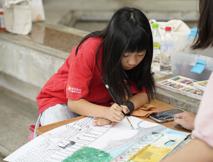 用畫筆認識中正　親子寫生比賽溫馨登場