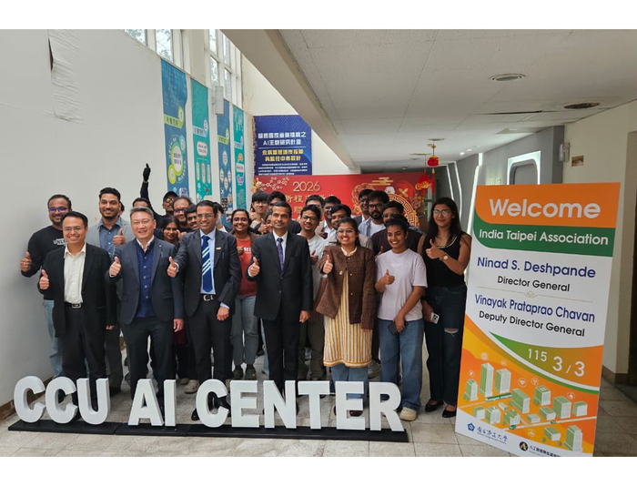 Important International Dialogue: Leaders of the India Taipei Association Visited National Chung Cheng University