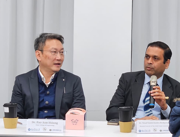 Important International Dialogue: Leaders of the India Taipei Association Visited National Chung Cheng University