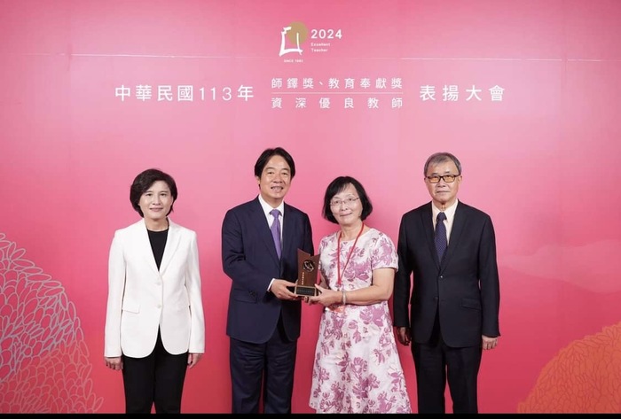 恭賀犯罪防治研究所詹淑欽校友榮獲教育部資深優良教師獎