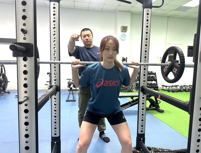 教練與受試者阻力訓練實驗