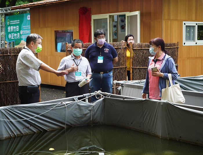 CCU USR Bamboo Technology Living Lab of Tranquility Lake opened for lake’s clean-up work and ecological teaching practice