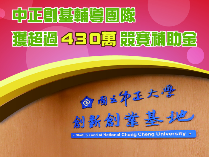 Outstanding Performances in Innovation and Entrepreneurship Competitions, National Chung Cheng University Student Teams Won Project Grants Totaling About NT$4.3 Million