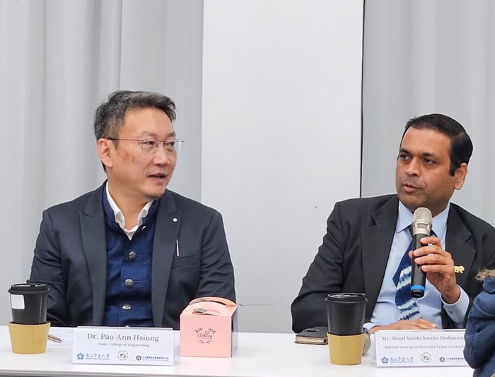 印度台北協會會長德寧瀚蒞臨勉勵在校印度師生