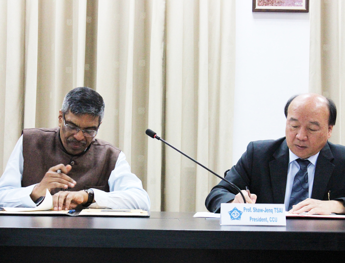National Chung Cheng University (CCU) and Indian Institute of Technology Gandhinagar Sign Inter-University Cooperation Agreement to Promote International Education and Research Development