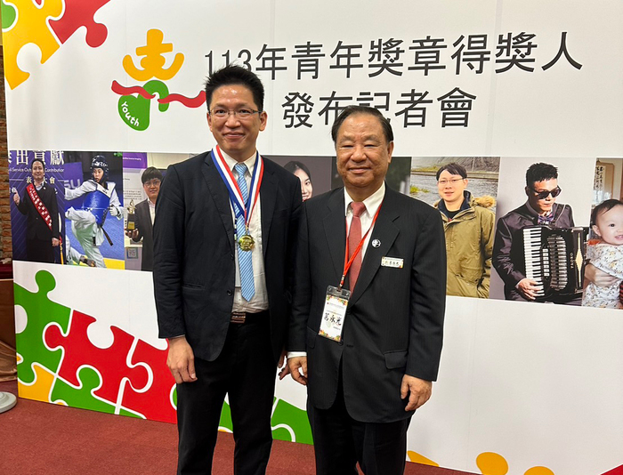 全國優秀青年　中正大學機械系張國恩教授榮獲救國團青年獎章