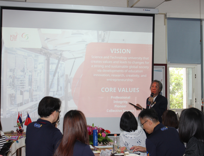 The delegation from King Mongkut’s University of Technology Thonburi (KMUTT), visited to congratulate National Chung Cheng University on its 35th anniversary.