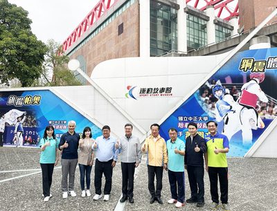 中正大學迎接運動幣　卓榮泰院長視察鼓勵全民運動消費