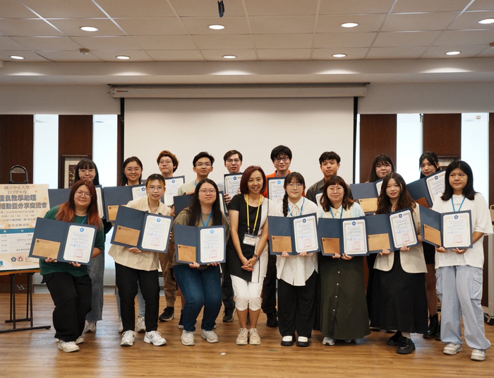 113學年度優良教學助理出爐!22位助理展現教學關鍵力量