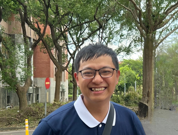 本次慈濟青年志工總召，中正大學電機所博士班學生張佑平