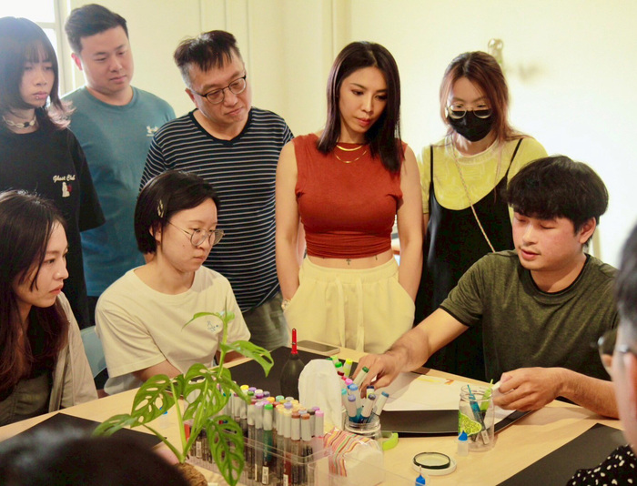 「綠照顧」團隊辦理藝術療癒工作坊_體驗教學