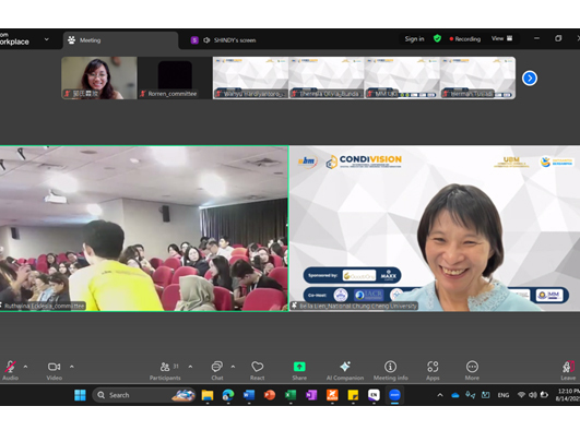 中正大學攜手印尼萬達穆麗亞大學　成功合辦 CONDIVISION 2025 國際研討會圖片
